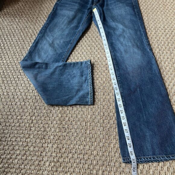 Gap Jeans Men’s 31x32 Bootcut Medium Wash Light Whiskering Denim - Picture 6 of 6